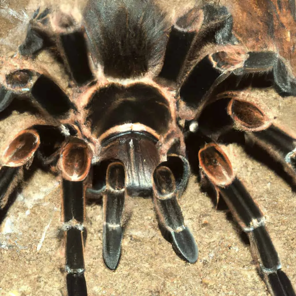 23395 pre molting tarantula