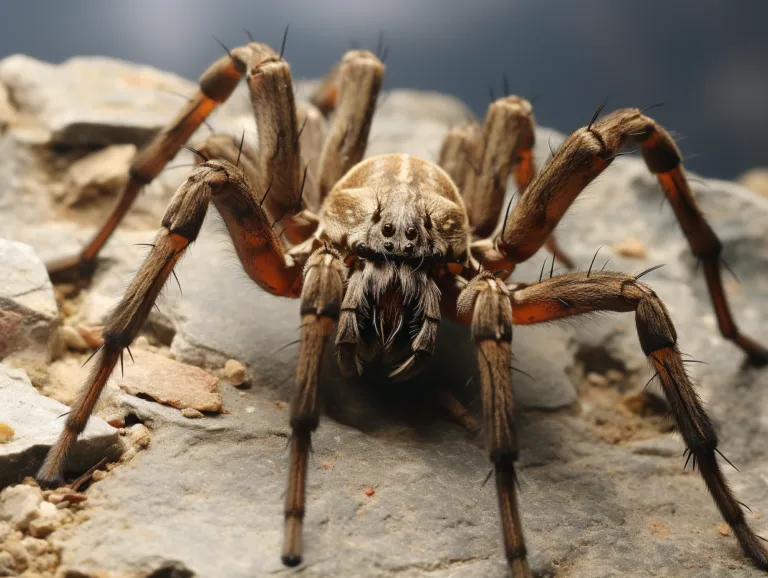 23439 tarantula feeding prey