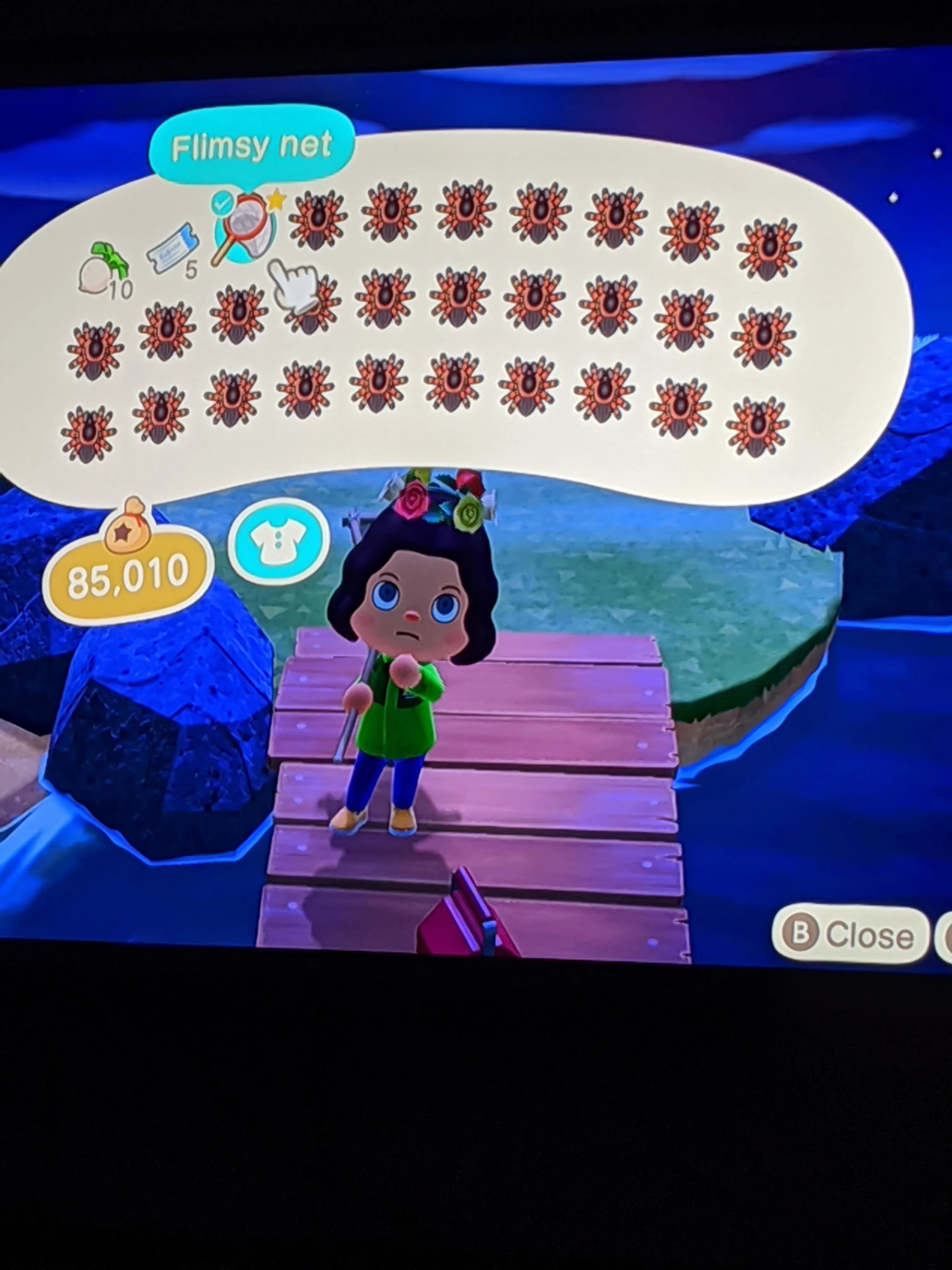 23530 animal crossing tarantula selling