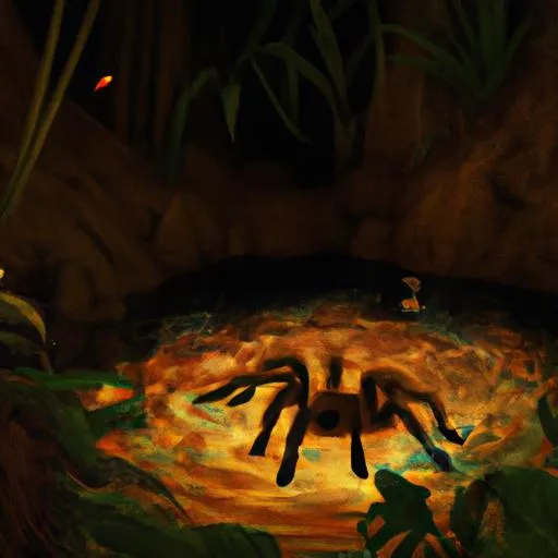 23643 tarantula frog encounter